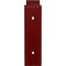 Ekena Millwork Steel Truss Shelf Bracket, Hammered Bright Red 2"W x 12"D x 7 3/4"H BKTM02X12X07TSHRE - alternate 6